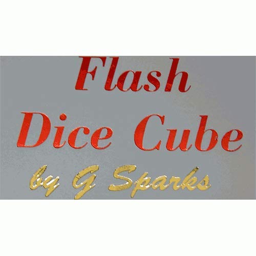 Flash Dice Cube (Red) by G Sparks - Stage Magic - Trucos Magia y la Magia