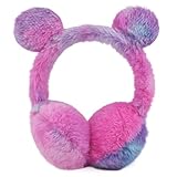 FYBW Winter Earmuffs for Kids Girl Warm Ear Muffs,Colorful Warm Outdoor Ear Covers Headband Plush Earwarmer