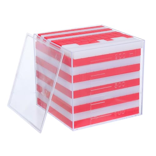 NUOLUX ���w�v���X�`�b�N��10�i�u���b�N�Z�b�g �Z���w���p�J�E���^�[ �e�ϗe�ʃf�����X�g���[�^�[ �c�� ���w�������Z���w�K���� �����p��