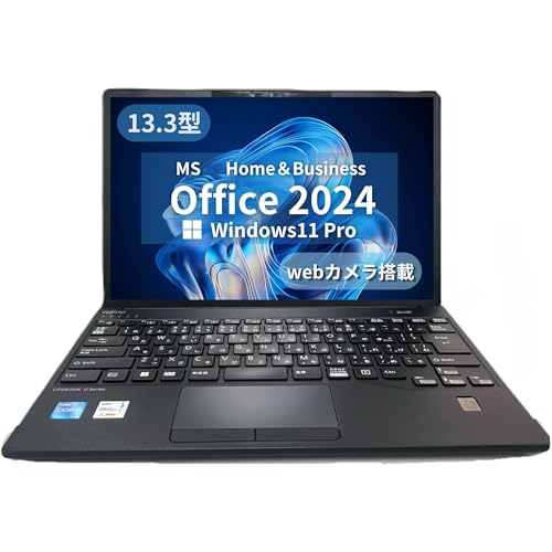 �y�����ςݕi�z�yMS Office H&B 2024�zWin11 Pro /13.3�^ �m�[�gPC LIFEBOOK U9313 / Celeron 7305 /Web�J����/wajun��wifi/Bluetooth/8GB /512GB SSD