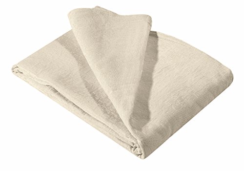 Europa Fine Linens Ikat Matelasse Bedding, Coverlet King Size 96-Inch by 102-Inch, Ivory