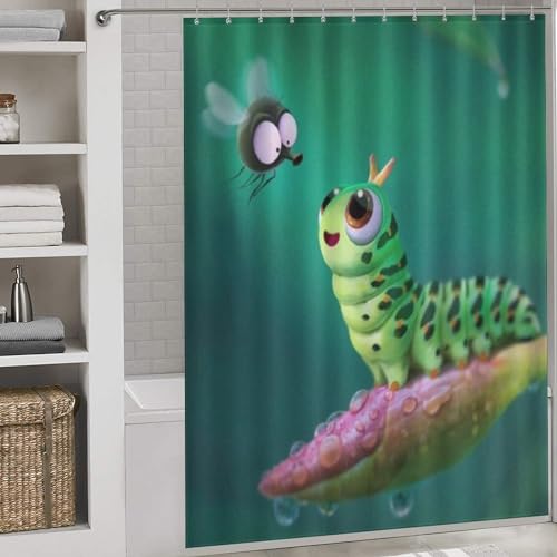 Rideau de douche insecte : fini les fuites d'eau avec ce textile imperméable - 2
