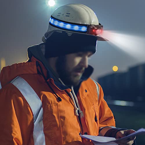 Casque rigide LED rechargeable contre le manque de visibilité - 6