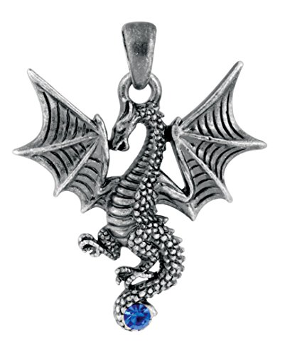 YTC Summit New Blue Tatsu Dragon Pendant Collectible Accessory Serpent Necklace
