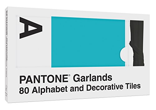 Pantone Hanging Letters: 80 Alphabet and Decorative Tiles (Room Decorations, Banner Letters for Walls, Garland Letters)