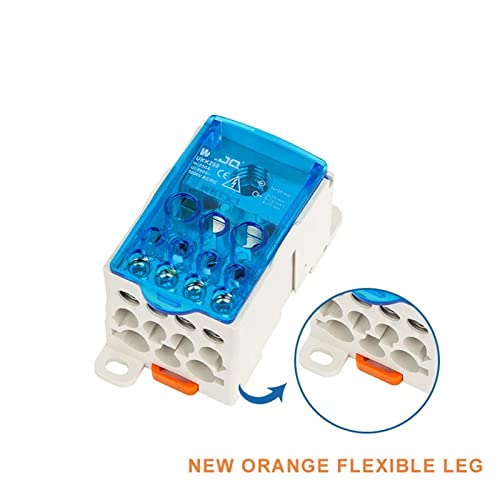 UKK250A bloc de jonction de distribution électrique pour rail DIN saako