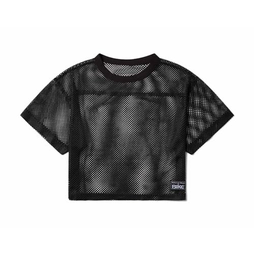 Bike Athletic Short Sleeve Practice Jersey | Soft Lightweight Fabric for Breathable Comfort | Relaxed Fit for Everyday Wear Black