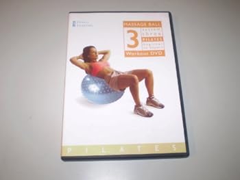 DVD Pilates Massage Ball System 3 Workout DVD Book