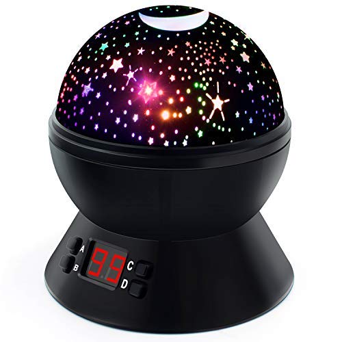 Jozo White Lamps with Timer and Colorful Light for Working, Reading and Bedtime Story