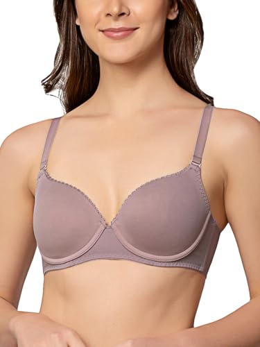 Image of Triumph International Women's Cotton Wire Free Modern Full-Coverage Bra (20I319)