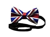 L&L® Adjustable Union Jack Flag Bow Tie Classic Tuxedo Party
