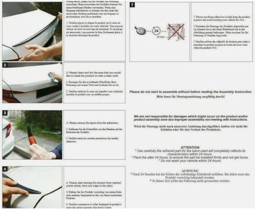 CATCH USA LLC Rear Trunk Lip Spoiler Wing, Gloss Black, ABS Plastic, Fit for VW Jetta MK5 2006-2010 Sedan by CATCH USA LLC - Used condition - Image 7