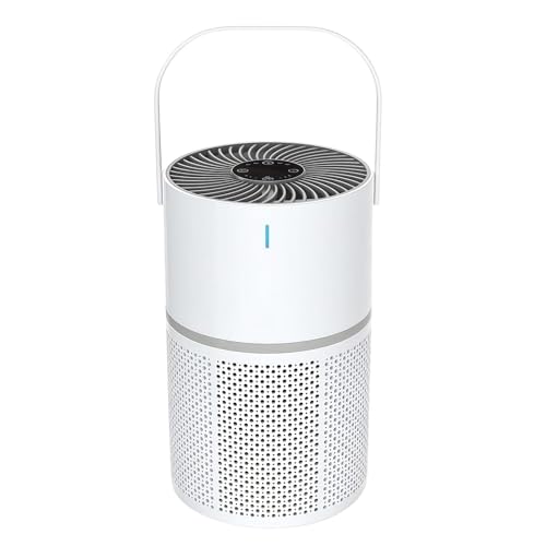 Air Purifiers Purificador de Aire Silencioso con Filtracion de Tres Capas 360 Grados Iones Negativos para Habitacion y Salon
