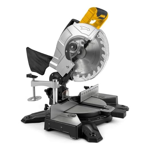 Roadtime Akku-Zug-Kapp-Gehrungssäge kompatibel mit DeWalt 20V Akkus (ohne Akku),Kappzugsäge 150W Leistung |Ø 210mm Sägeblatt Gehrungssäge,Beidseitig neigbarer Sägekopf,Kappsäge Metallsäge