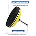 Mesee 2 Packs 3 Inch Hook and Loop Sanding Backing Pads with Soft Foam Layer Buffering Pad, 1/4 Inch Shank Polishing Discs Pad Adapter Replacement Accessory for Rotary Tool Die Grinder