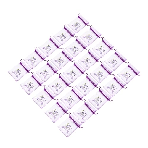 TOYANDONA 20piezas Bolsa de Malla Vacía Cordón Bolsitas Pequeñas Multiusos para Guardar para Bolsitas Perfumadas de Lavanda