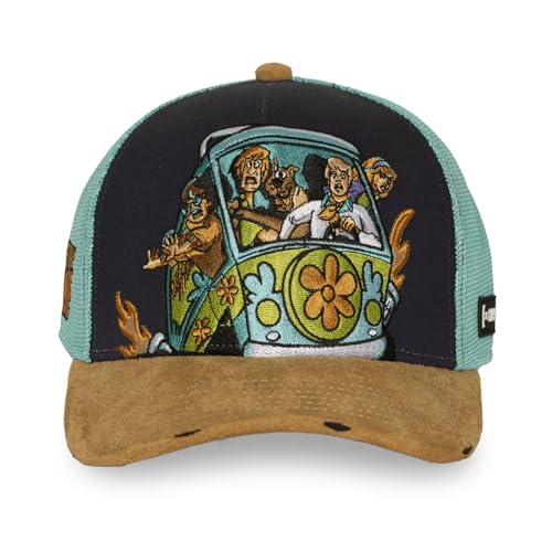 Capslab Scooby-Doo czapka dla kobiet i mężczyzn, regulowana, granatowy/turkusowy/zielony/pomarańczowy/brązowy/fioletowy, Rozmiar uniwersalny