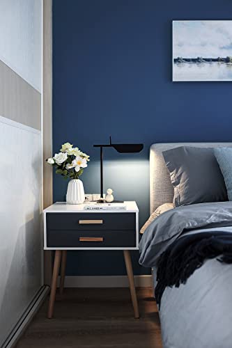 Safiyya Peel And Stick Wallpaper Dark Blue Contact Paper Linen Texture Contact Paper Removable Wallpaper Decorative Self Adhesive Wallpaper Vinyl Rolls 118"X15.7" #TOP1