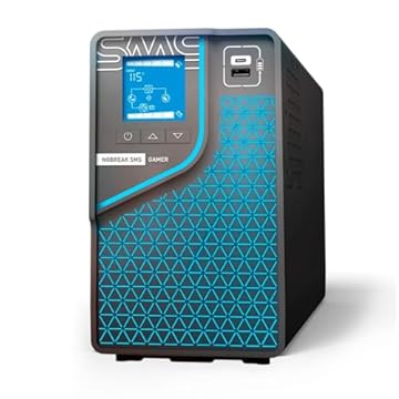 Nobreak SMS Gamer 1500VA/1050W, Senoidal, Entrada 115/220v e Saída Bivolt 115/220V