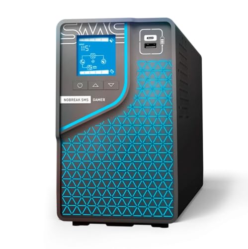 Nobreak SMS Gamer 1500VA/1050W, Senoidal, Entrada 115/220v e Saída Bivolt 115/220V