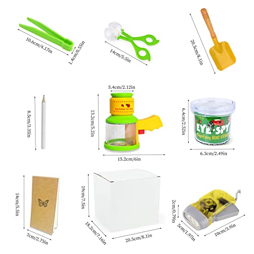 Conjunto de brinquedos de captura de insetos, Kit de exploração ao ar livre para aventura ao ar livr