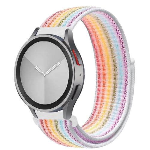 Correa de nylon de 20 mm para Samsung Galaxy Watch 6 y relojes deportivos en color ágata
