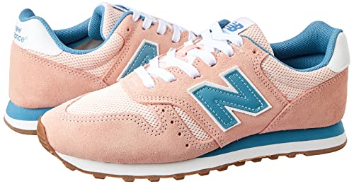Tênis New Balance 373, Feminino, Rosa/Azul, 37