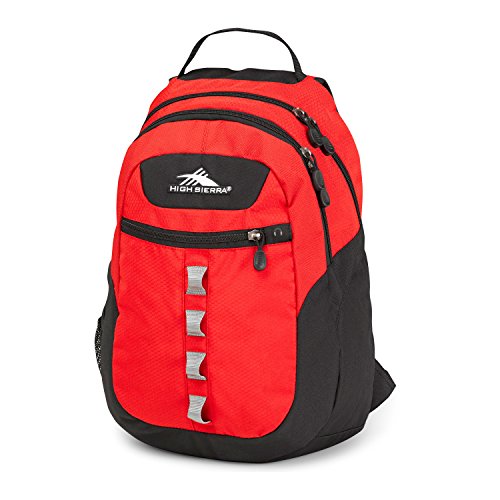 High Sierra Opie Backpack, Crimson/Black, 18.5 x 12.5 x 8.5-Inch