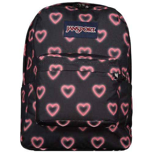 Image of JANSPORT SUPERBREAK ONE Large Backpack, Happy Hearts Black, One Size, Unisex