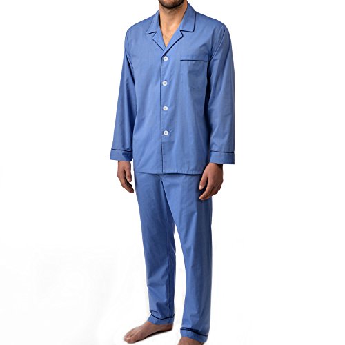 Majestic International Men's Cotton Basics ls Pajama