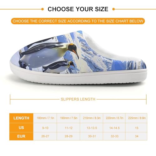 King Penguins Cute Cotton Slippers Anti-slip House Shoe Slipper Indoor Outdoor2
