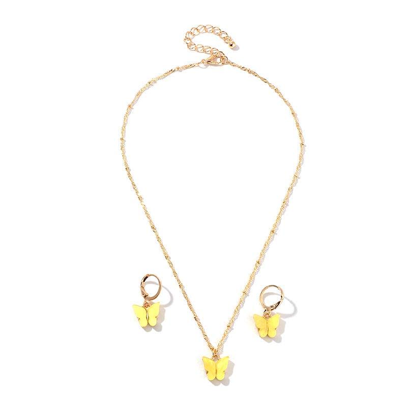 Tresneria® Butterfly Necklace for Women and Girls (YPE) (B0B84GWH79) Amazon Price History, Amazon Price Tracker