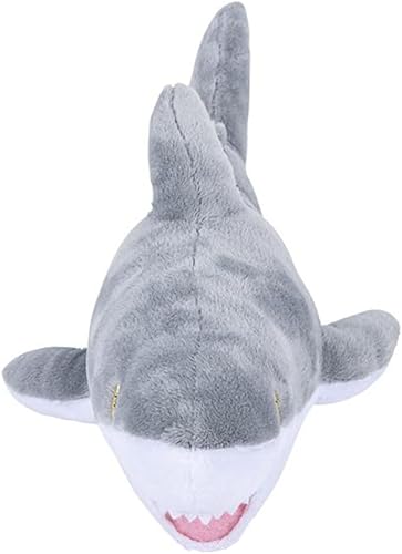 Miniatura 6 de Forest &amp; Twelfth Tiburón de peluche de punta negra de 22 pulgadas, animales de peluche acuáticos de aspecto realista para juegos de simulación,