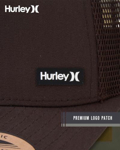 Image of Hurley Men's Caps - H2O-Dri League Baseball Caps for Men with Snapback Closure - Classic Mens Trucker Hats (S-XL)