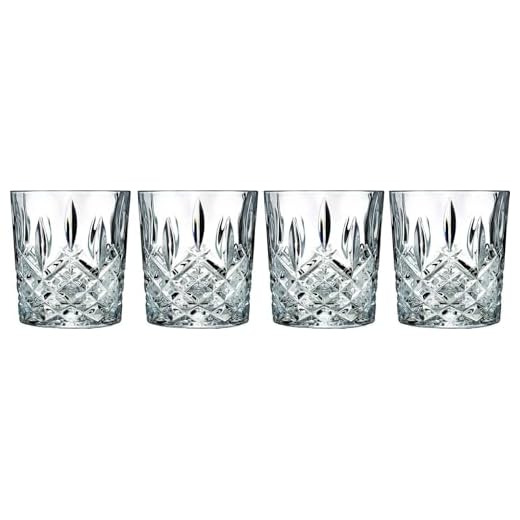 Marquis by Waterford Markham Double Old Fashion Set of 4, 11 oz, Clear
