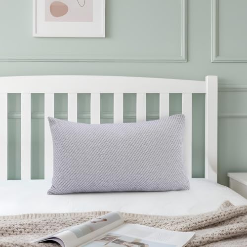 Image of Wakefit Sleeping Pillow | Height Adjustable | Soft & Fluffy Comfort | Light Grey | 27 x 16 Inch | Set of 1 |Free Extra Fiber for Custom Comfort