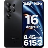 DOOGEESmart Note56 X Lite Smartphone, Android 16, 6150mAh Batteria, 12GB + 32GB/2TB TF, 6.56" HD+ 90Hz IPS, 4G Telefono Cellular offerta Smartphone, 8MP+5MP/Dual SIM/Octa Core/Face ID/GPS, Nero