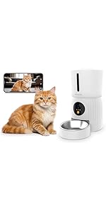 自動給餌器 カメラ付き Amazon | Moizze 自動給餌器 カメラ付き 多機能 猫 犬 自動餌やり機 4L