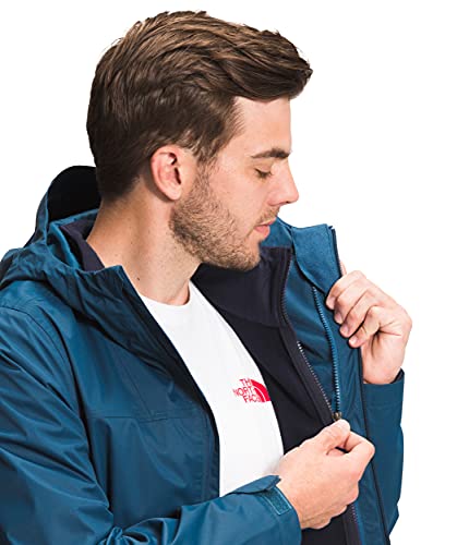 Image of THE NORTH FACE Men's Arrowood Triclimate Hooded Jacket, Monterey Blue /Aviator Navy, XX-Large