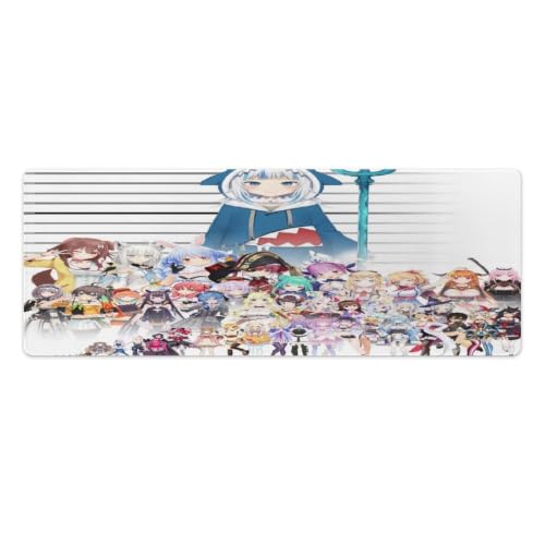 �}�E�X�p�b�h VTUBER �G�` �W���ʐ^65 �v���~�A�� �f�X�N�}�b�g �f�X�N�p�b�g �d�� �Q�[�� �I�t�B�X �z�[���p �}�E�X�p�b�h ��^�L�[�{�[�h�p�b�h 30x80cm