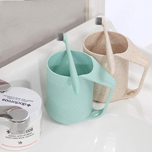 Teenfighter 10Pcs Family Pack Eco-Friendly Small Head Wheat Straw Toothbrush, Bamboo Charcoal Soft Bristles Toothbrush For Kids And Adults, Toothbrushes For Sensitive Gums And Teeth, Travel Carry #TOP1
