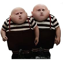 Cardboard People Tweedle Dee & Tweedle Dum Life Size Cardboard Cutout Standup - Disneys Alice in Wonderland 2010
