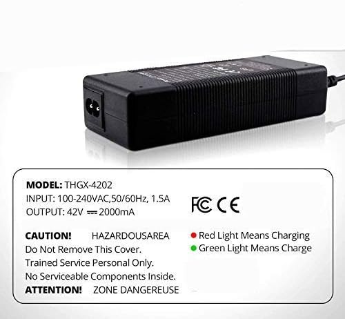 smallrun Xiaomi M365 Elektromos Roller Töltő 42V 2A - Kompatibilis Xiaomi Mijia Ninebot M365 ES1 ES2 ES3 ES4 Modellekkel