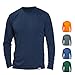 Produktbild iQ-UV Shirt für Herren Langarm Blau XL  Rashguard mit Sonnenschutz UPF 50 TÜV geprüft  Hochwertiges UV Shirt für Männer in Langarm  atmungsaktiv und schnelltrocknend