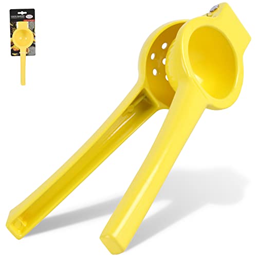 Alpine Cuisine Lemon Squeezer Heavy Duty 2.95In - Handheld Aluminum Citrus Juicer, Manual Citrus Press Juicer, Orange & Lemon Press - Kitchen Tools And Gadgets For Making Fresh Juice - Dishwasher-Safe #TOP1