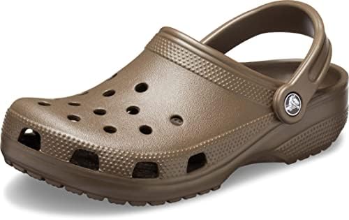 Crocs Unisex-Adult Classic Clogs (Best Sellers), Chocolate, 4 Men/6 Women
