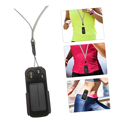 NAMOARLY Pedometer Sports Accessories Step Counter Watch Digital Electronic Tool Odometer Wearable Pet Basic Grip Thin Watch Clip Activity Abs Silver - Thumbnail 2