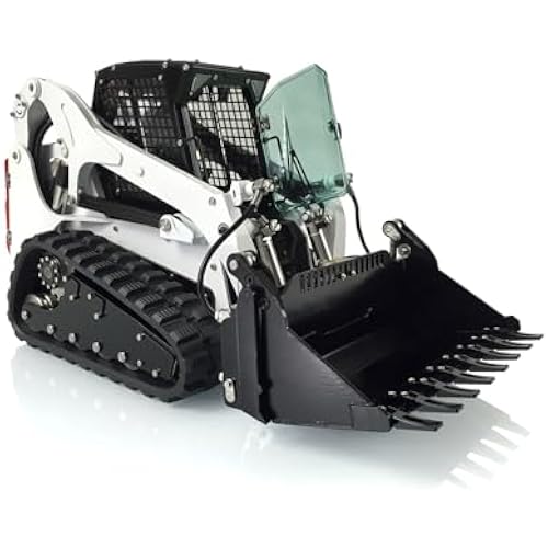 TOUCAN RC HOBBY 1/14 1/14 Aoue-LT5 Tracked Skid-Steer Metal RC Hydraulic Loader RTR Model Lights,US in Stock