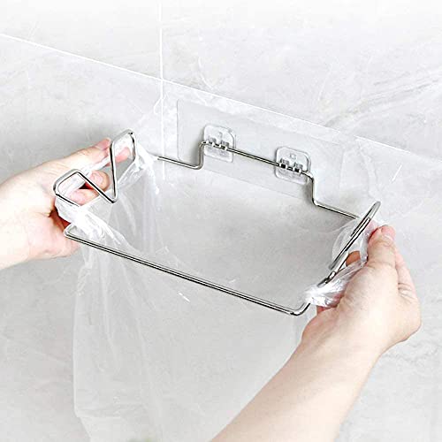 Stainless Steel Hanging Trash Bag Holder