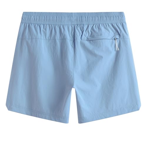Image of maamgic Mens Swim Trunks 5 inch with Compression Liner Stretch Quick Dry Swim Shorts Swimming Trunks Bathing Suits